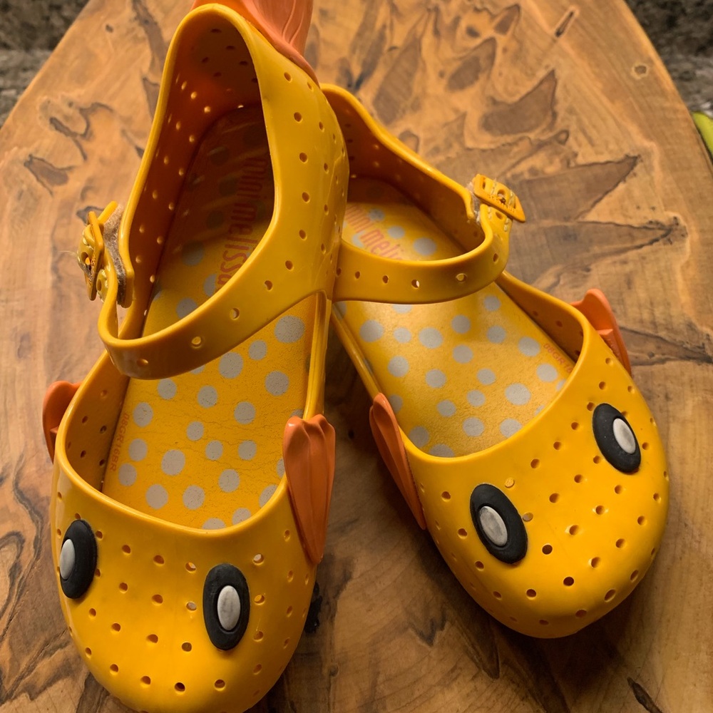 Mini Melissa Fish Style Mary Jane Shoe Size 10 Little Kid